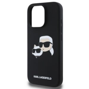 KARL LAGERFELD LIQUID SILICONE DOUBLE HEADS MAGSAFE szilikon telefonvédő (ütésállóság