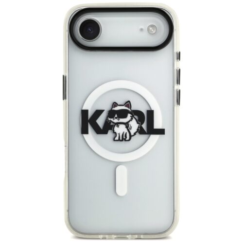 Karl Lagerfeld IML IML Choupette Choupette Sketch Logo MagSafe tok az iPhone Airhez Tiszta - Image 2