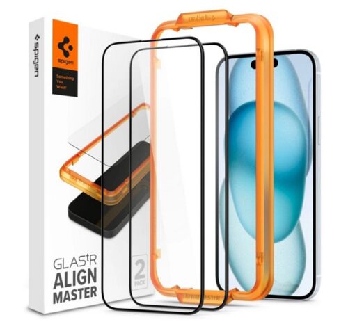 SPIGEN ALM FC képernyővédő üveg 2db (2.5D