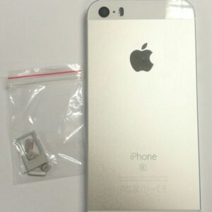 iPhone SE silver/ezüst készülék hátlap/ház/keret