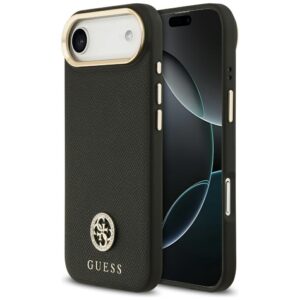 tok Guess szemcsés Strass Logo MagSafe iPhone Air készülékhez fekete
