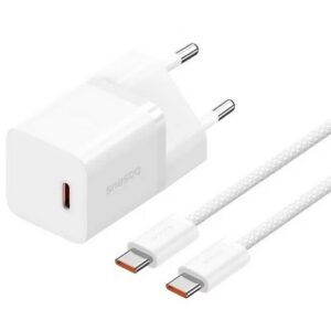 BASEUS GaN5 MINI 1C hálózati töltő Type-C aljzat (30W