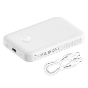 BASEUS MAGNETIC MINI vésztöltő Type-C aljzat (6000mAh