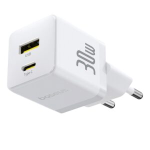 BASEUS PALM hálózati töltő USB+Type-C aljzat (30W