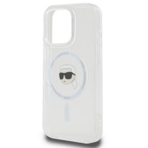 KARL LAGERFELD IML KARL HEAD METAL FRAME MAGSAFE szilikon telefonvédő (ütésállóság