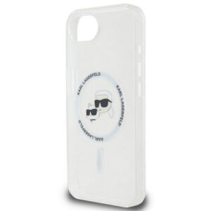 KARL LAGERFELD IML K&CH HEADS METAL FRAME MAGSAFE szilikon telefonvédő (ütésállóság