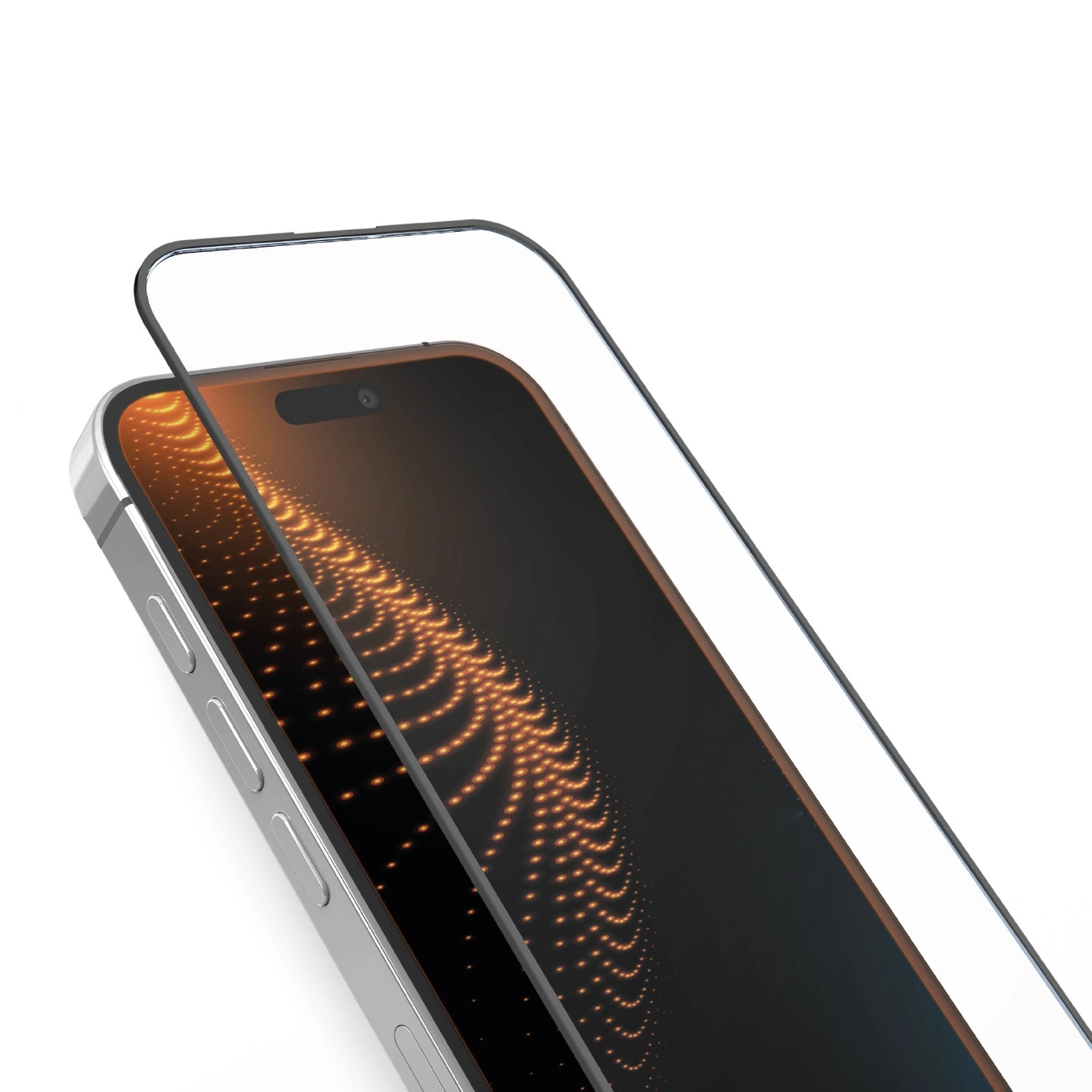 SBS D3O edzett üveg fekete szegéllyel iPhone 15 Pro Max