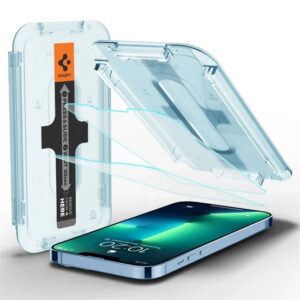 SPIGEN EZ FIT képernyővédő üveg 2db (2.5D full cover