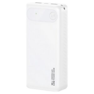 USAMS PB80 vésztöltő 2 USB+Type-C (20000mAh